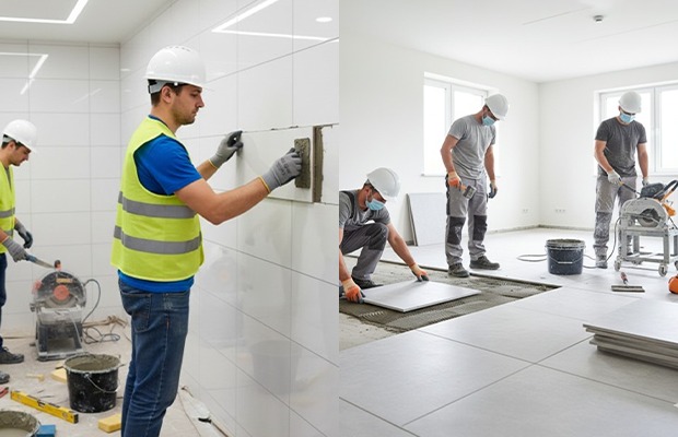 Floor & Wall Tiling Works